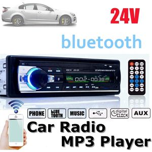 Autsome 1 Din 24V Autoradio Audio Fm Bluetooth MP3 Audio Speler Bluetooth Mobiele Telefoon Handfree Usb/Sd Auto stereo Radio In Dash