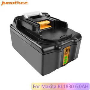 Powtree 18V 9000 Mah Vervanging Voor Makita BL1815 BL1820 BL1830 18V Lxt Lithium-Ion Accu Batterij