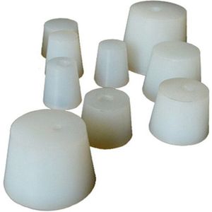 Zorasun 2 Stuks Thuis Brouwen Wijn Stoppers Siliconen Plug Met Gat Voor Luchtsluis Waskolf Grade Siliconen Rubber Stop