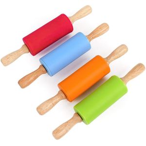 EPASUN Kleine Size non-stick Siliconen Fondant Rolling Pin Fondant Taart Deeg Roller Decorating Cake Roller Ambachten Bakken Tool