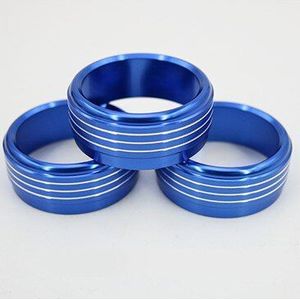Auto Airconditioning Warmte Controle Switch Knop Decoratieve Ring Cover Voor Subaru Xv Forester Auto Ac Trim knop Onderdelen