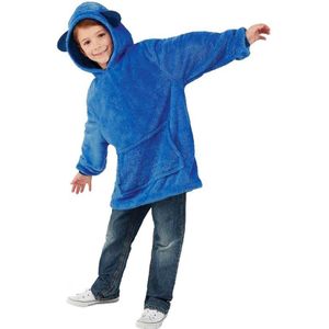 Kinderen Deken Hoodies Trui Thuis Kinderen Winter Herfst Fleece Sweatshirt Huisdier Vormige Wearable Warme Dikke Kleding