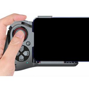 Mobiele Game Controller Draadloze Enkele Handed 360 Graden 3D Joystick Game Handvat Voor Apple Huawei Mobiele Telefoon