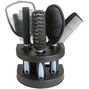 Kammen Spiegel Set Professionele Salon Haar Knippen Borstels Set Salon Kappers Styling Tool Houder Stand Set Dressing Kam