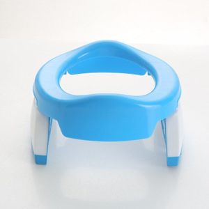 Draagbare Baby Baby Kamer Potten Inklapbare Wc Training Seat Travel Potje Ringen Met Urine Tas Voor Kinderen Blauw Roze