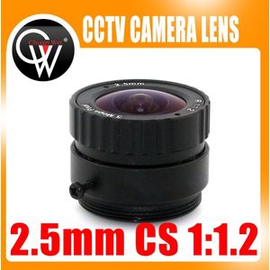 3MP 2.5mm CS cctv lens geschikt voor both1/2.5 &quot;en 1/3&quot; CMOS chipsets voor ip camera en beveiligingscamera&#39;s