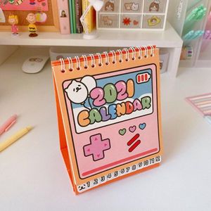 Kalender Cartoon Leuke Student Bureau Kalender Memo Plan Boek