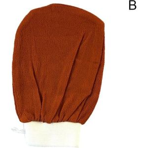 Douche Bad Scrub Handschoen Exfoliërende Body Scrub Tan Massage Mitt Verwijdering Exfolieer Peeling Handschoen Handdoek