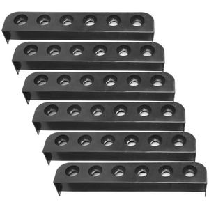 Biljart Rack 3 Set Biljart Snooker Accessoire Plastic Wandmontage Zwembad Rack Beugel 6 Gaten 6 Gaten Rack