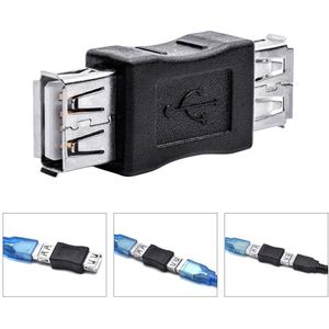 1 Stuk Usb 2.0 Extender Vrouw-vrouw Cord Adapter Datakabel 2.0 Extender Cord Voor Pc Tv Usb Usb micro Sd Adapter