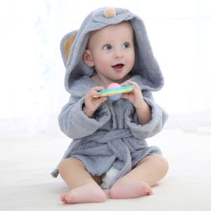 Kidlove Capuchon Katoenen Baby Badjas Ademend Droge Handdoek voor Jongens en Meisjes