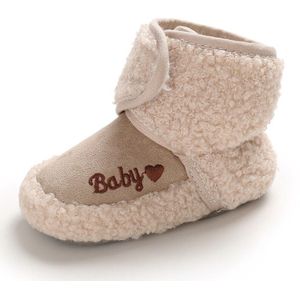 Winter Baby Laarzen Effen Kleur Dikke Warme Pluche Baby Jongen Meisje Laarzen Winter Baby Schoenen Voor Jongens Meisjes