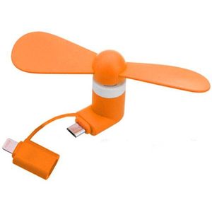 2 In 1 Mini Zachte Telefoon Ventilator, geschikt Voor Xiaomi Mobiele Telefoon En Apple Android Mini Handheld Cooling Mobiele Telefoon Ventilator