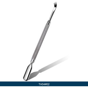 Manicure Pusher Roestvrij Staal Duwen Skin Voor Nagels Cuticle Pusher Frees Voor Manicure Nail Behandelingen Nail Gereedschap