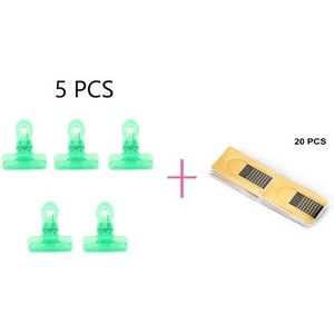 Dmoley Russische C Curve Nail Knijpen Clips 5/10 Pcs Roestvrij Staal Voor Manicure Salon Nail Art Builder Manicure Gereedschap