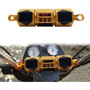 Motorfiets MP3 Speler Stuur Speaker Bluetooth Muziek Fm Radio Waterdichte Verstelbare Beugel Fiets Audio Stereo 12V