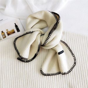 30*115Cm Solid Knit Sjaal Voor Vrouwen Meisjes Kids Kinderen Winter Warm Neck Ring Sjaals