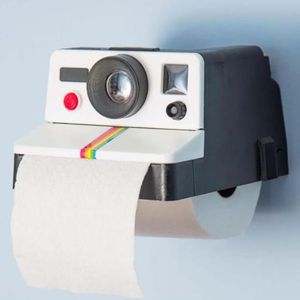 Creatieve Leuke Retro Camera Papierrol Cassette Toiletpapier Handdoek Buis Tissue Pompen Thuis Muur Gemonteerde Tissue Dozen