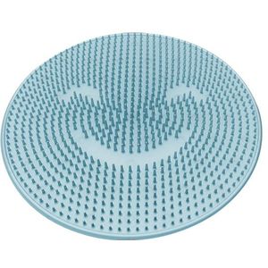 1Pc 31Cm Ronde Siliconen Bad Massage Kussen Borstel Voor Luie Wassen Voeten Schoon Dode Huid Badkamer Artefact Terug kussen Douche Voet
