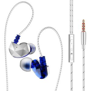 Qkz CK6 Universele Ruisonderdrukking Microfoon Hifi In-Ear Wired Telefoon Muziek Oortelefoon 3.5Mm In-Ear Wired oortelefoon Voor Mobiele Telefoon