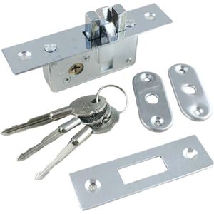 Onzichtbare/Deurslot, Schuifdeur Haak Lock, Legering Slot Lichaam, Frame Glazen Deur, Stevige, duurzaam, Deur Hardware