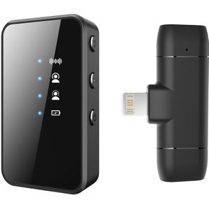 Ruisonderdrukking Lavalier Draadloze Microfoon Voor Iphone 11 12 13 Pro Max X Ipad Samsung S21 A52 Xiaomi Huawei Usb type C Apparaten