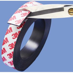 5 Meter/partij Rubber Magneet 10Mm 15Mm 20Mm 25Mm Zelfklevende Flexibele Magnetische Strip Rubber Magneet Tape magneet Sheet
