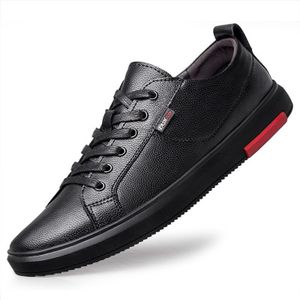 Mode Heren Schoenen Outdoor Mannen Wandelen Sneakers Zwarte Mannen Casual Schoenen Mannen Lederen Schoenen Voor Mannen Flats
