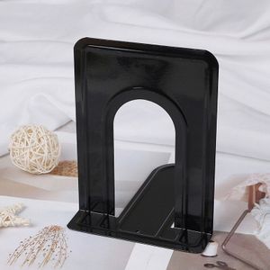 Metalen Boekensteunen Eenvoudige Stijl Boek Houder Organizer Ijzer Ondersteuning Houder Non-Slip Bureau Staat Voor Boeken 17*12.5*11Cm