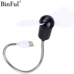 BinFul Veilige Lage Power Energiebesparende Flexibele Mini USB Cooling Vouw Fan voor Notebook Laptop USB Gadgets Fan