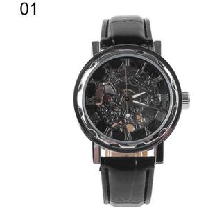 Skeleton Horloges Mechanische Automatische Horloge Mannen Sport Klok Casual Business Polshorloge Relojes Hombre