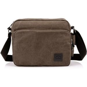 Scione Canvas Multifunctionele Messenger Schoudertas Solid Aktetassen Koffer Card Pocket Voor Mannen Vrouwen Kantoor Outdoor Reistas