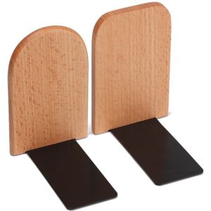 Brand 1PC Anti-skid Boekensteunen Natuurlijke Hout Boek Stand Plank Houder Voor School Student Bureau Organizer supply