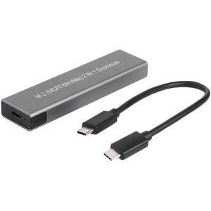 Usb Type C Ssd Externe Behuizing Disk Case Box Externe Harde Schijf Voor Pc M.2 Ngff Nvme Sata M/B Key Hard Drive Case
