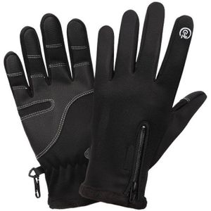 Koude-Proof Ski Handschoenen Waterdicht Winter Handschoenen Fietsen Pluis Warme Handschoenen Voor Touchscreen Koud Weer Winddicht Anti Slip