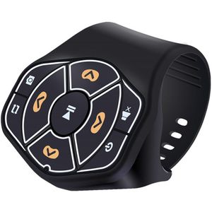 Auto Keten Type Wirless Afstandsbediening Bluetooth Ontvanger Stuurwiel Handsfree Muilt-Knop Voor Telefoon Gps Navigatie