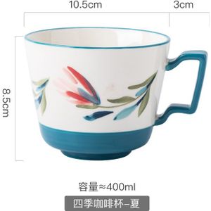 Plain White Bone China Koffie Mok Porselein Luxe Keramische Vintage Cup Koffie Cafe Thee Cup Thermo Taza Cafe Paar Mok EE50BD