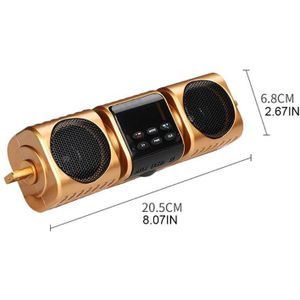 Motorfiets Bluetooth Speaker Draagbare Waterdichte Ondersteuning Tf Card Aux MP3 Speler