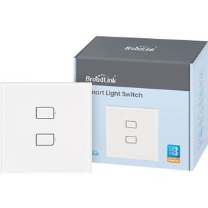 Broadlink TC3-EU Glazen Paneel Smart Lichtschakelaar Voor Alexa En Google Thuis Voice Controle