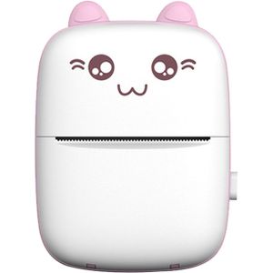 Oplaadbare Met 1 Papierrol Thermische Printer Leuke Office Mini Portable Photo Label Studenten Draadloze Bluetooth Pocket Foto &#39;S