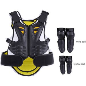 Kinderen Motorfiets Armor Baby Jeugd Full Body Protector Armor Met Knie Elleboog Guard Motocross Vest Bescherming