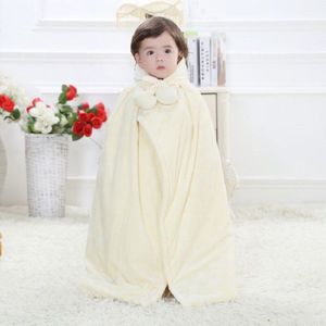 Fluwelen Fleece Baby Mantel Dikke Jongen Smocks Pasgeboren Badjas Meisjes Kleding Baby Jassen Hooded Dekens Bebe Badhanddoek Beer Zachte