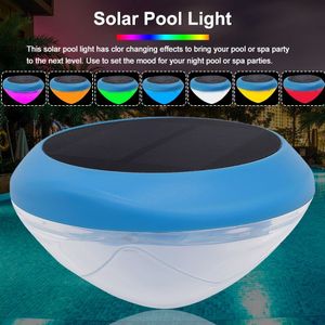 Kleur Veranderen Onderwater Yard Zonne-energie Drijvende Lamp Vijver Bad Party Decoraties Aquarium Outdoor Verlichting Zwembad Licht Led