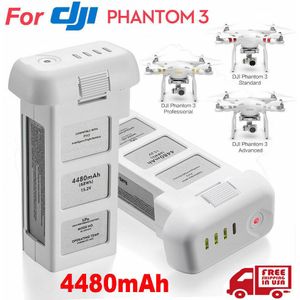 Drone Batterij Voor Dji Phantom 3 Professionele/3/Standaard/Geavanceerde 15.2V 4480Mah Lipo 4S intelligente Batterij Tot 23 Minuten