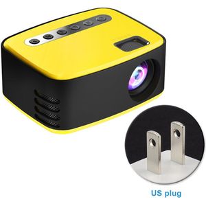 Mini Projector Duurzaam Multifunctionele Met Afstandsbediening Audio Led Light Video Speler Movie Usb 1080P Hd Av Abs Slaapkamer laptop