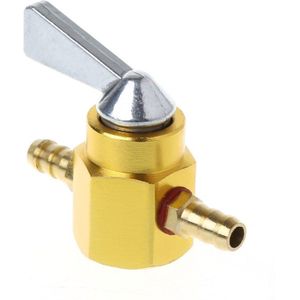 1 Pc Universele 6Mm In-Line Benzine/Fuel Tap Motorfiets Op-Off Benzinekraan Brandstof schakelaar 4 Kleuren