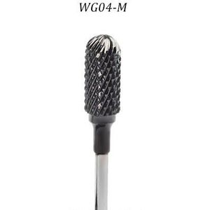 5 Type Tungsten Carbide Nail Art Boren Manicure Machine Zwart Titanium Burr Bit Voor Manicure Rotary Cutter Nail Art gereedschap
