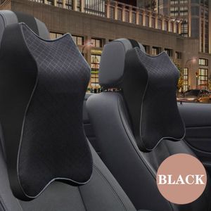 Auto Nek Kussens Zowel Side Pu Lederen Enkele Hoofdsteun Gevuld Fiber Universele Auto Kussen Ondersteuning Holder Seat Kussen