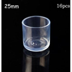 16 * Stoel Been Cap Coverstransparent Siliconen Kruk Voet Cover Antislip Foot Cover Tafel Voet Pad Kruk Been cover Slijtvaste