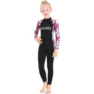 kids boys girls Diving Suit Neoprenes Wetsuit Children For Keep Warm One-piece Long Sleeve UV Protection Swimwear